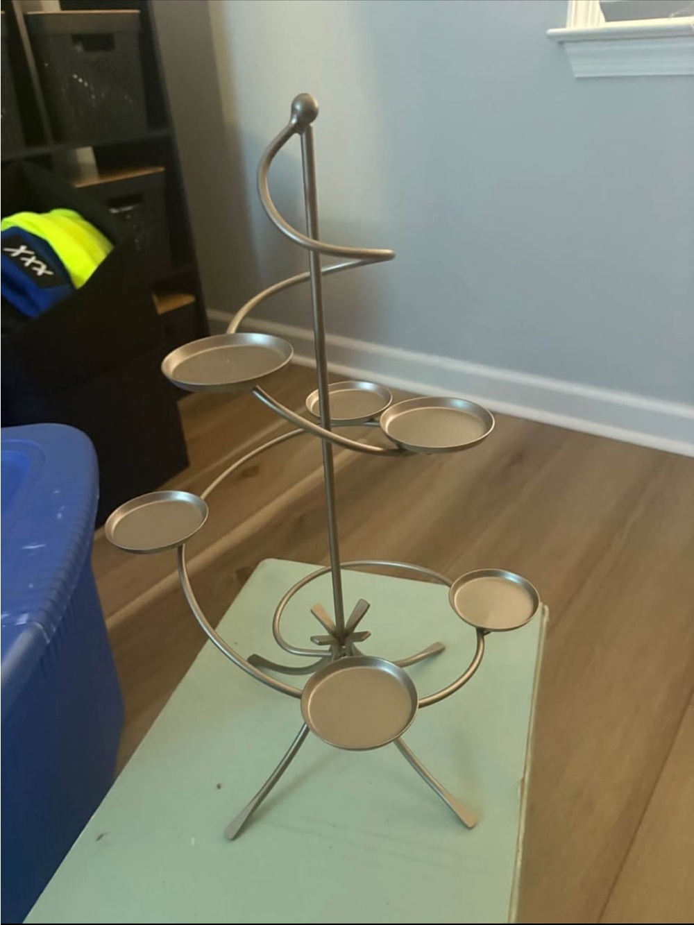 PartyLite silver Metal Tiered Tealight Holder